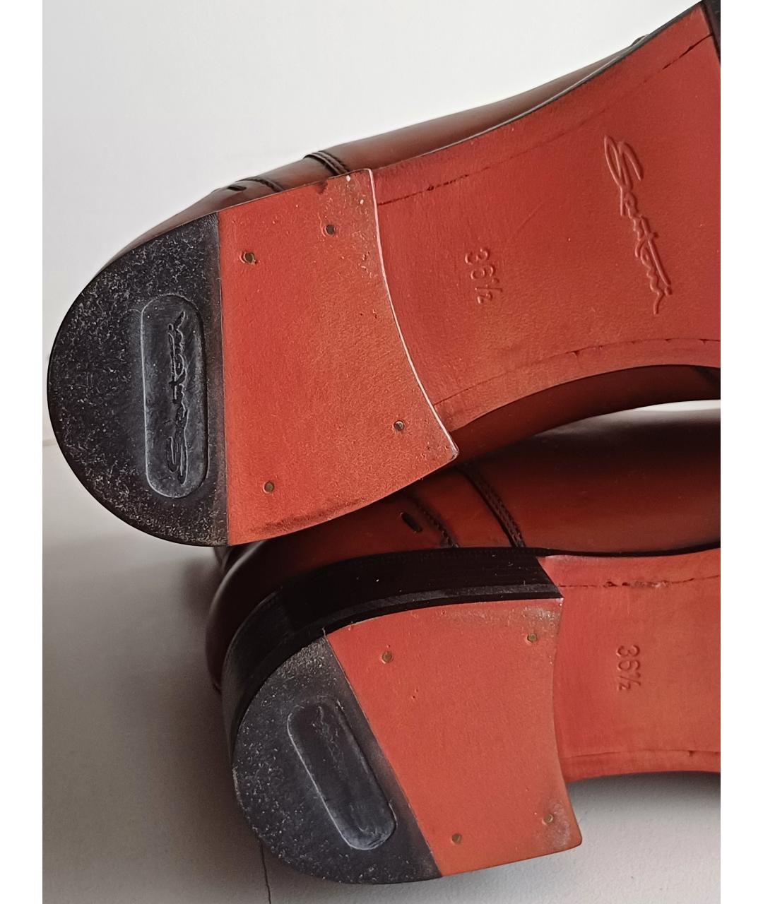 SANTONI Кожаные ботинки, фото 6