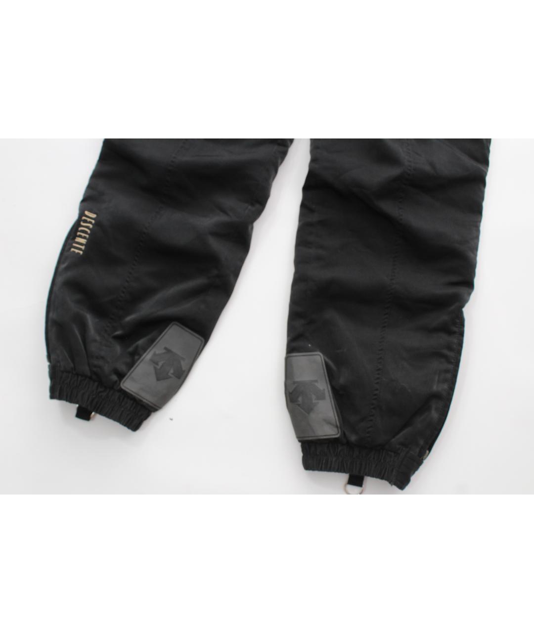 DESCENTE Черные полиэстеровые спортивные брюки и шорты, фото 2