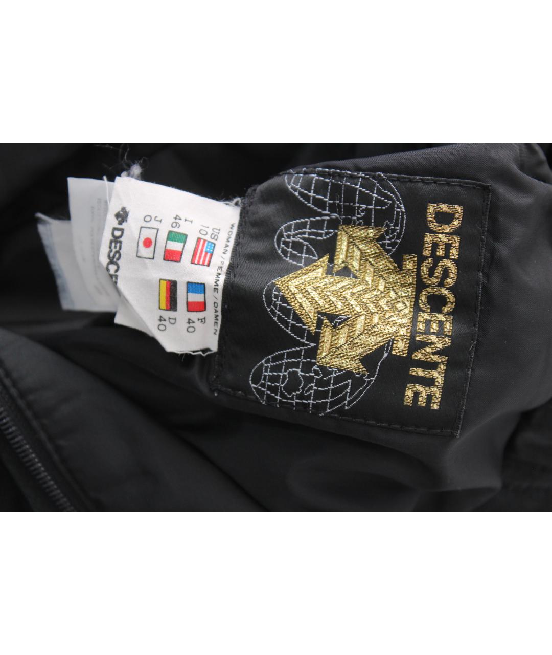 DESCENTE Черные полиэстеровые спортивные брюки и шорты, фото 8