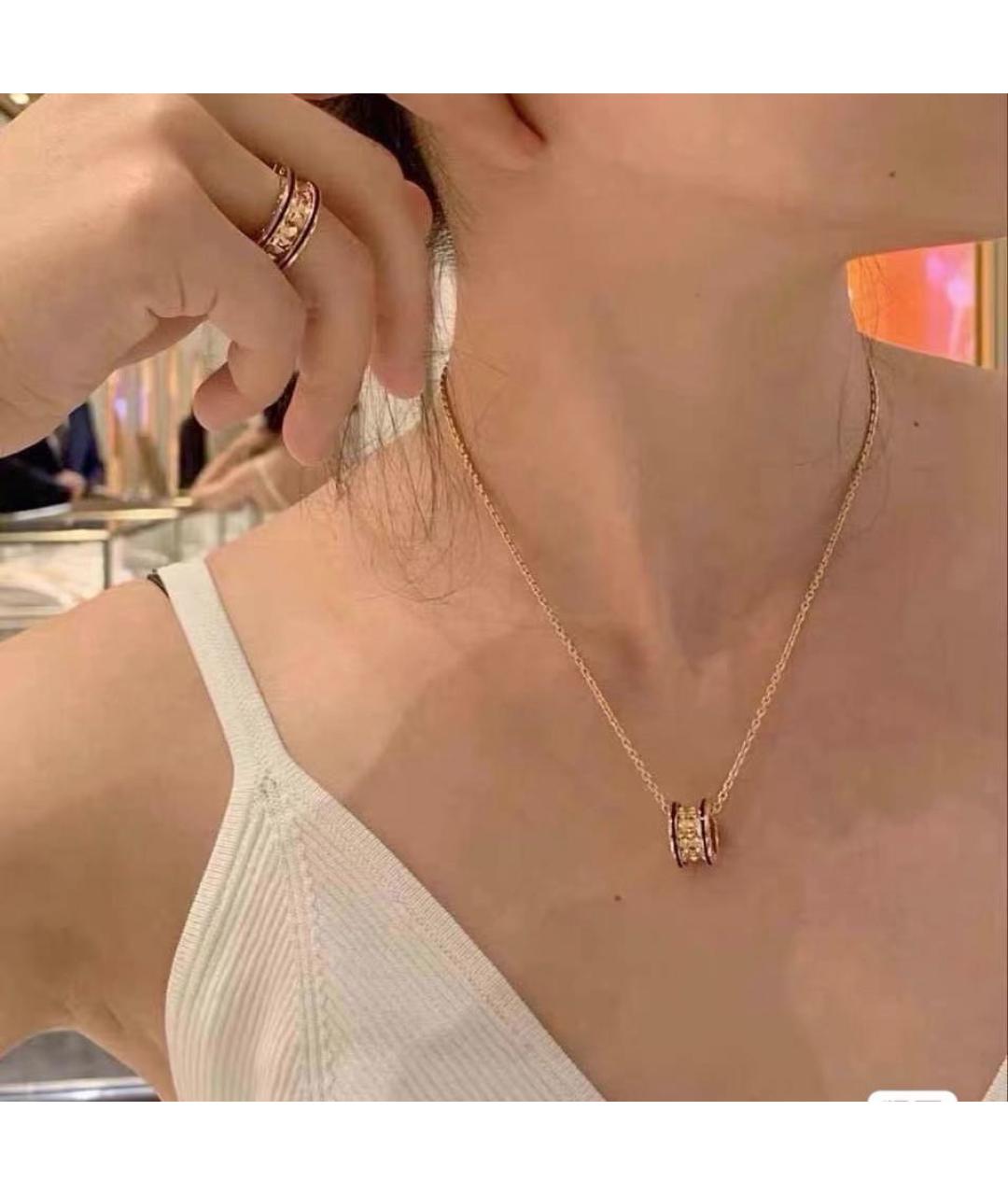 BVLGARI Розовое колье из розового золота, фото 6