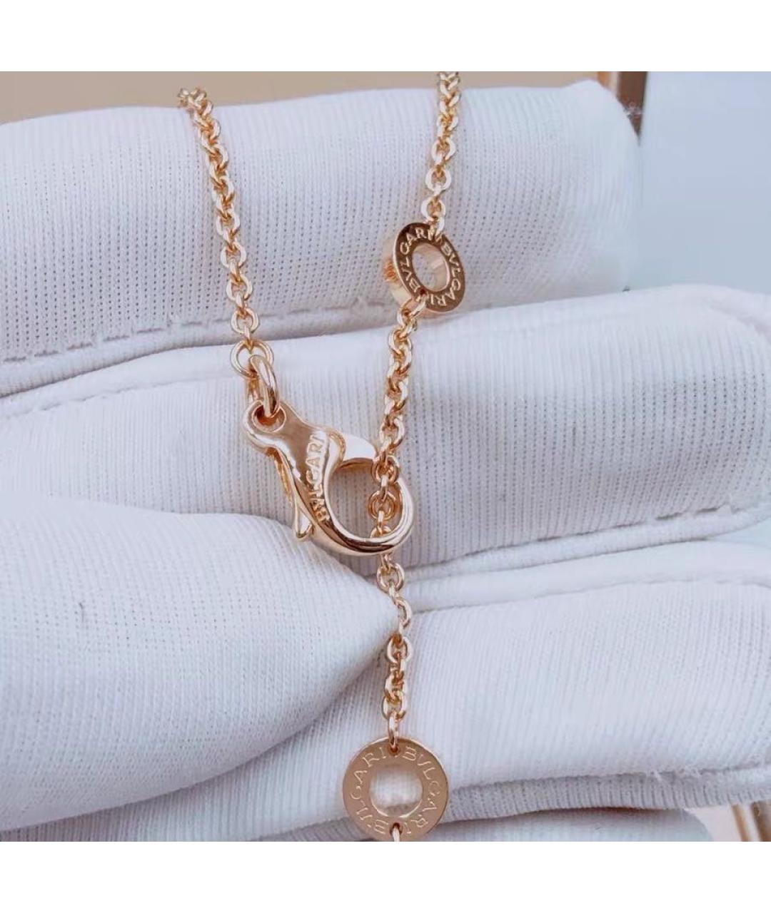 BVLGARI Розовое колье из розового золота, фото 5