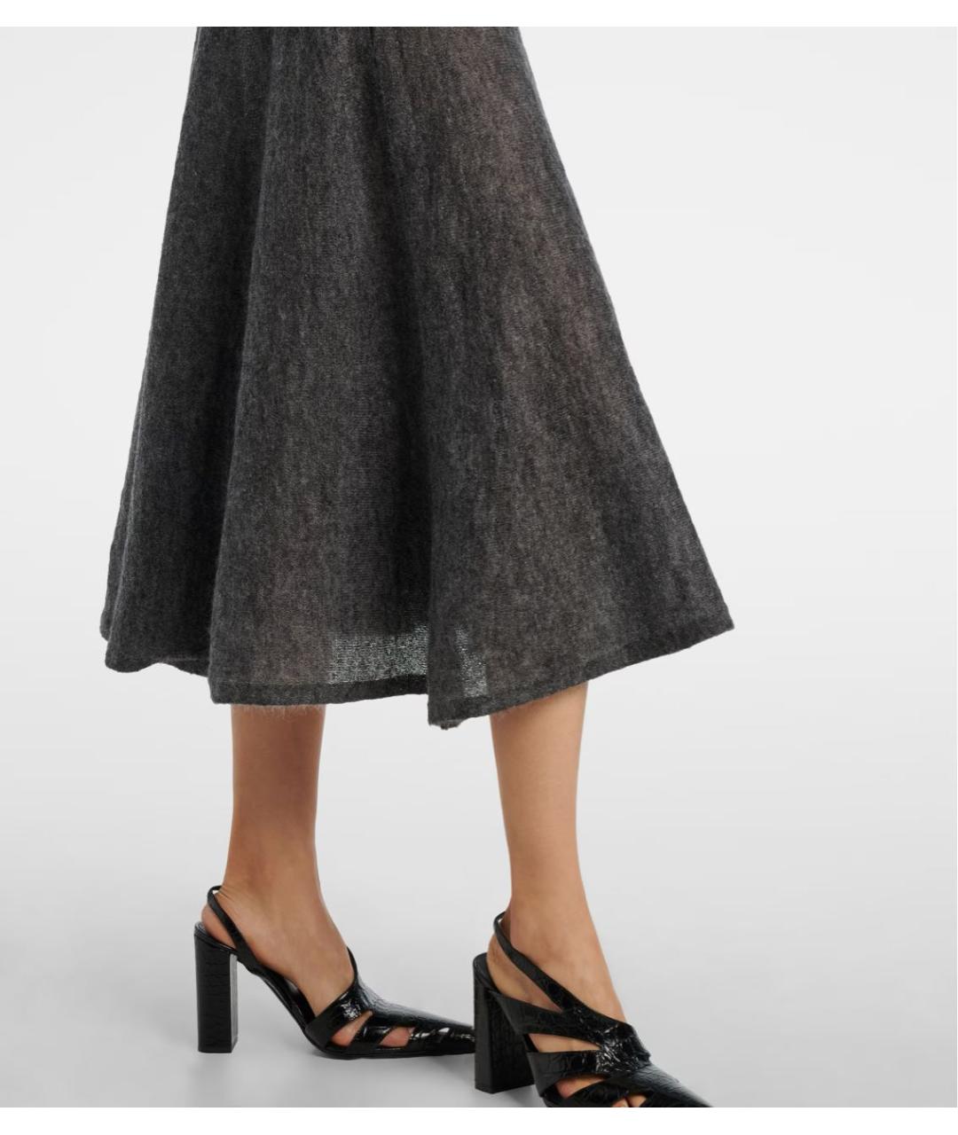 ALAIA Серое шерстяное платье, фото 5