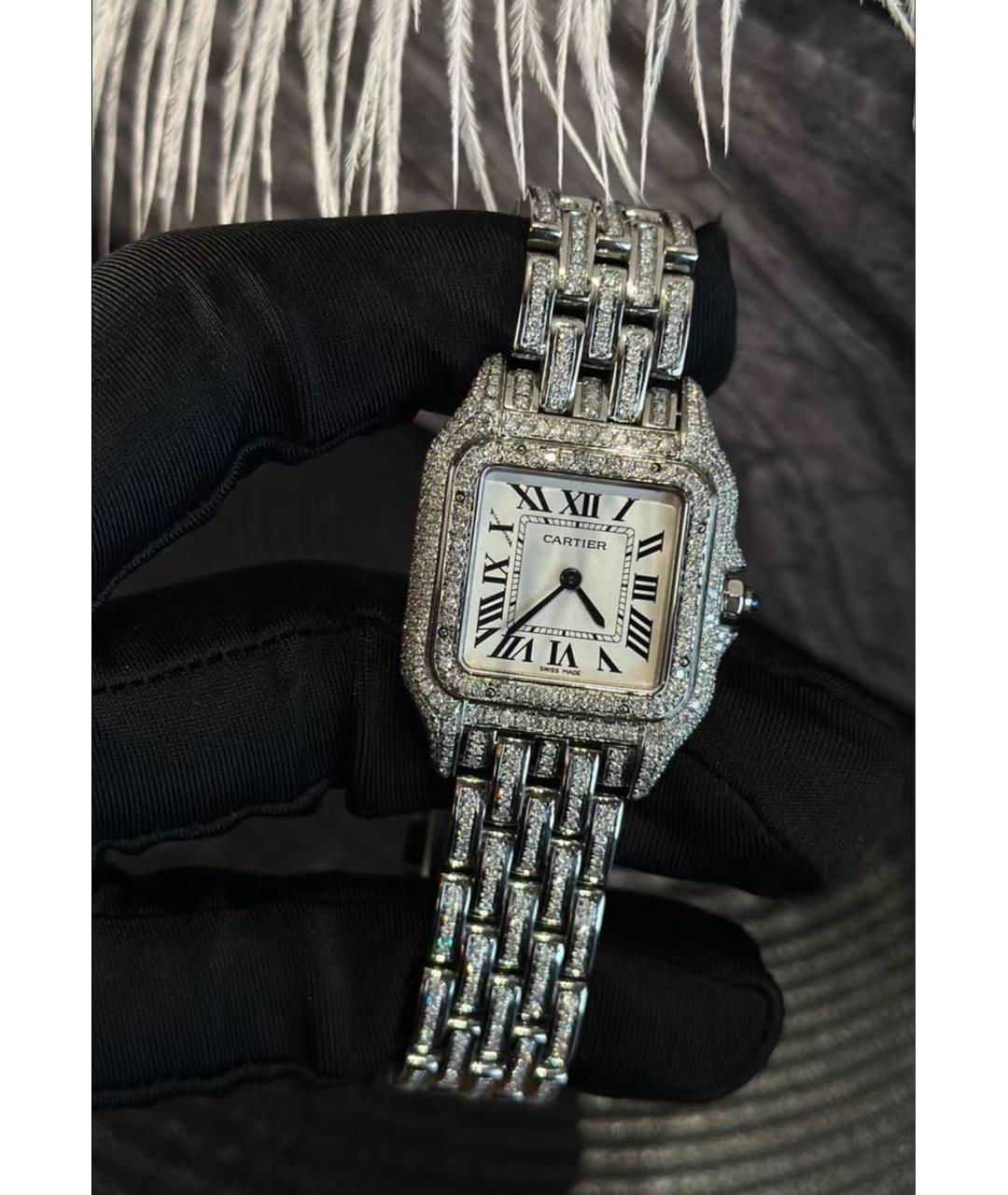 CARTIER Серебряные металлические часы, фото 2