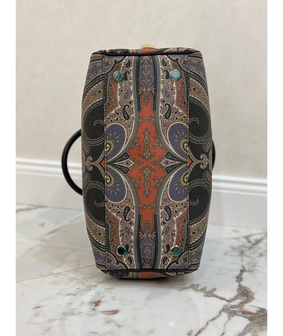 ETRO Мульти кожаная сумка с короткими ручками, фото 7