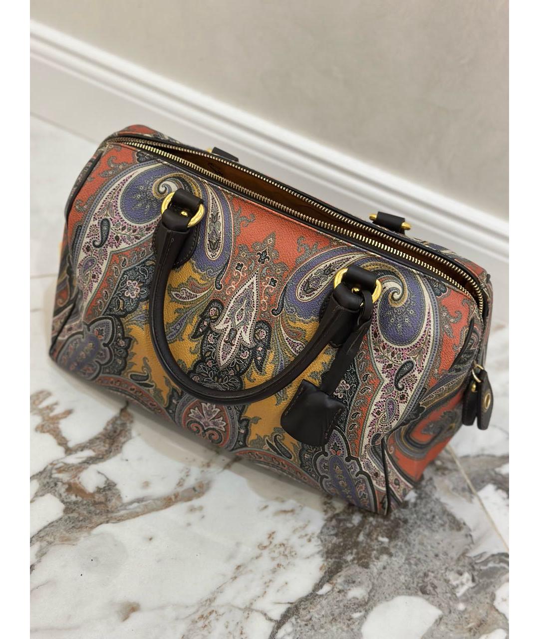 ETRO Мульти кожаная сумка с короткими ручками, фото 2