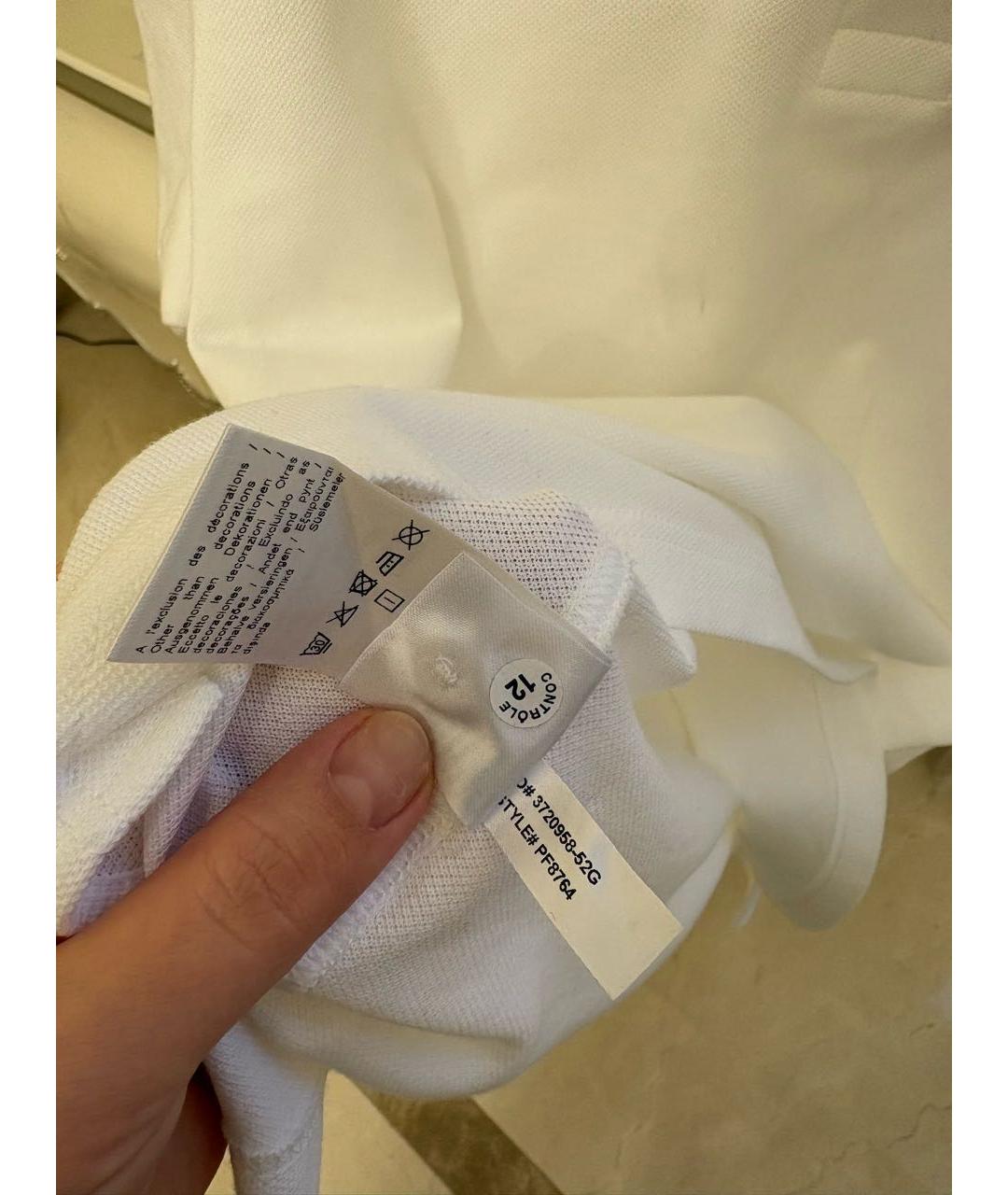 A.P.C. Белое хлопковое поло с коротким рукавом, фото 5