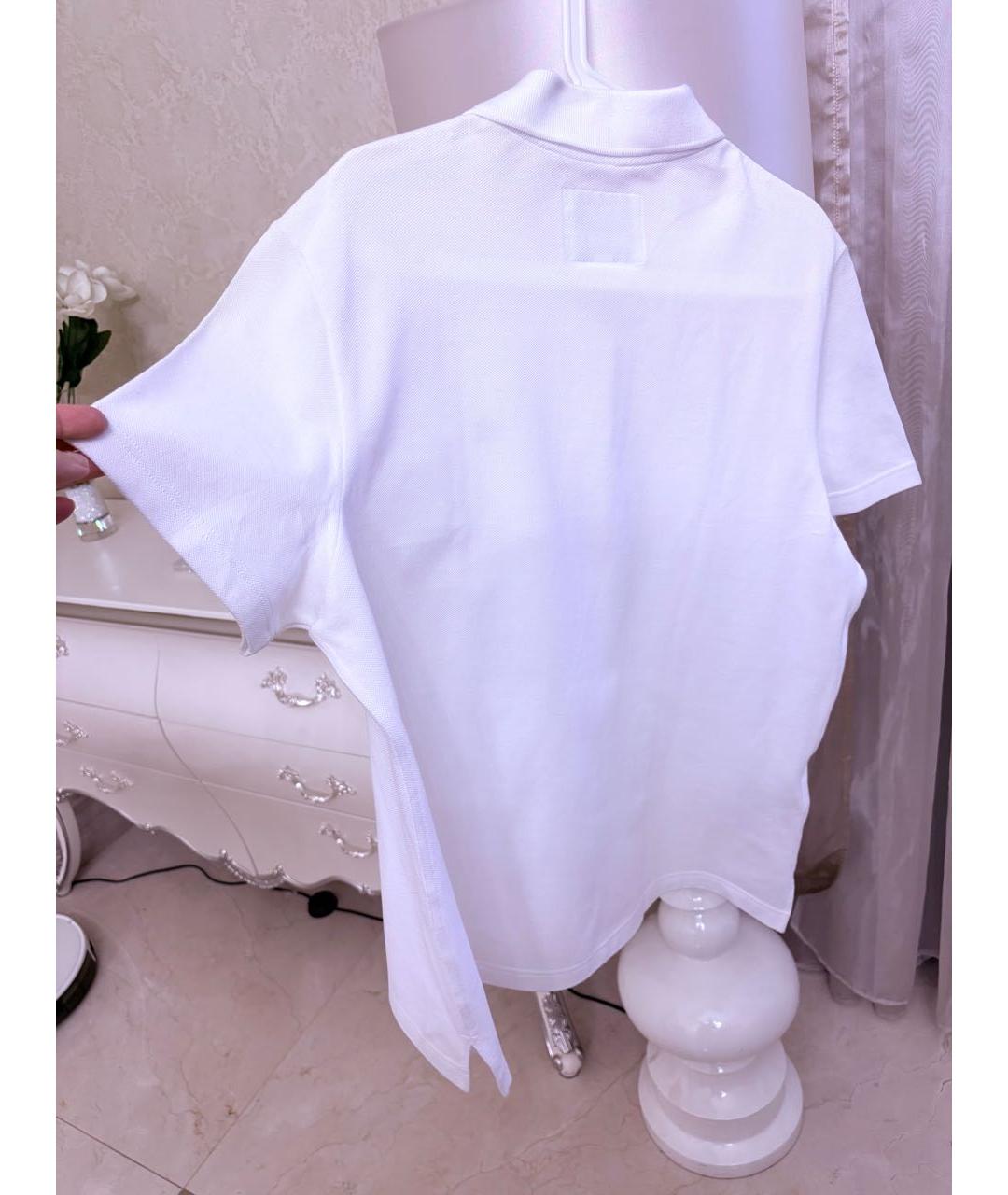 A.P.C. Белое хлопковое поло с коротким рукавом, фото 2