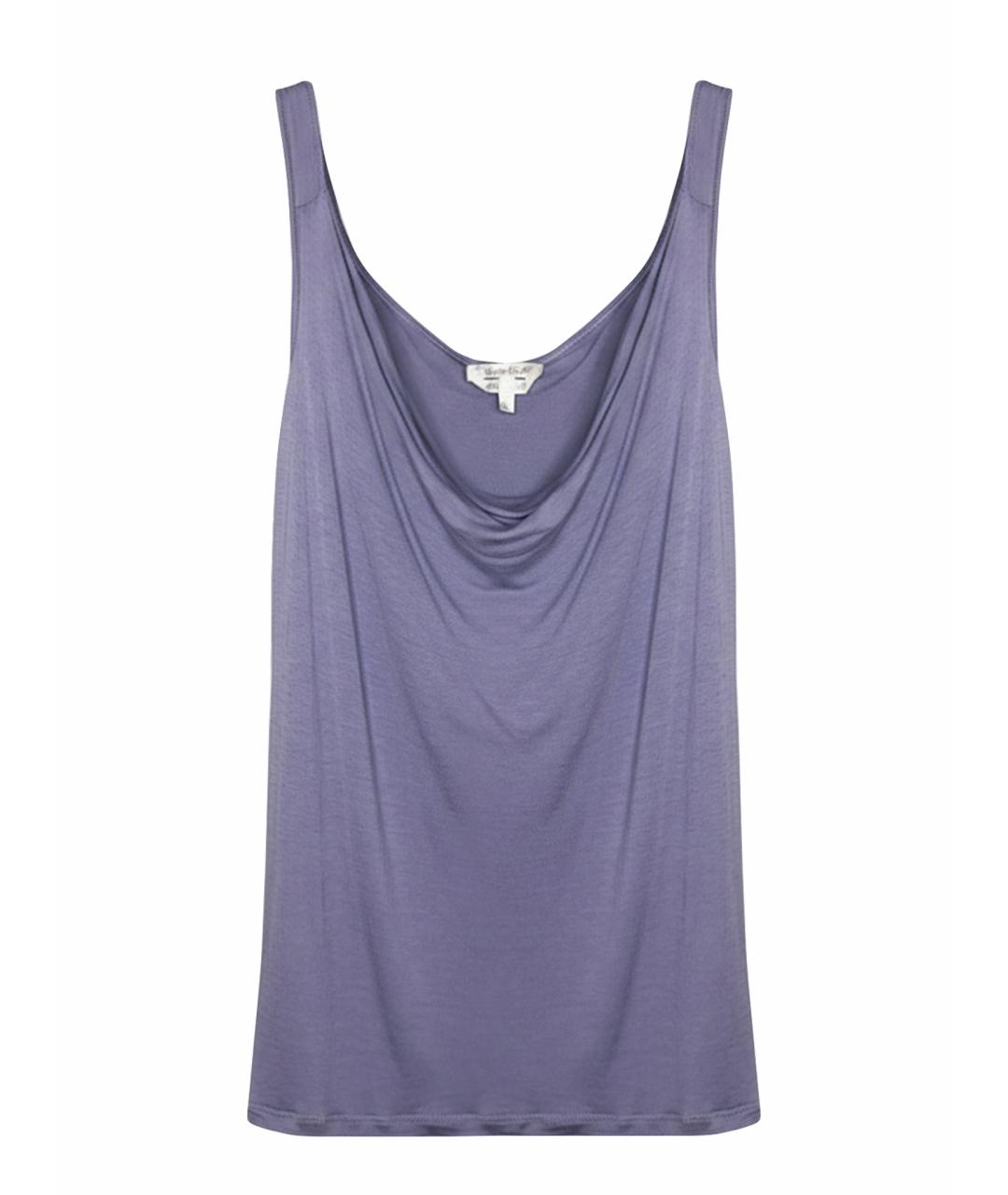 MAX MARA Фиолетовая вискозная майка, фото 1