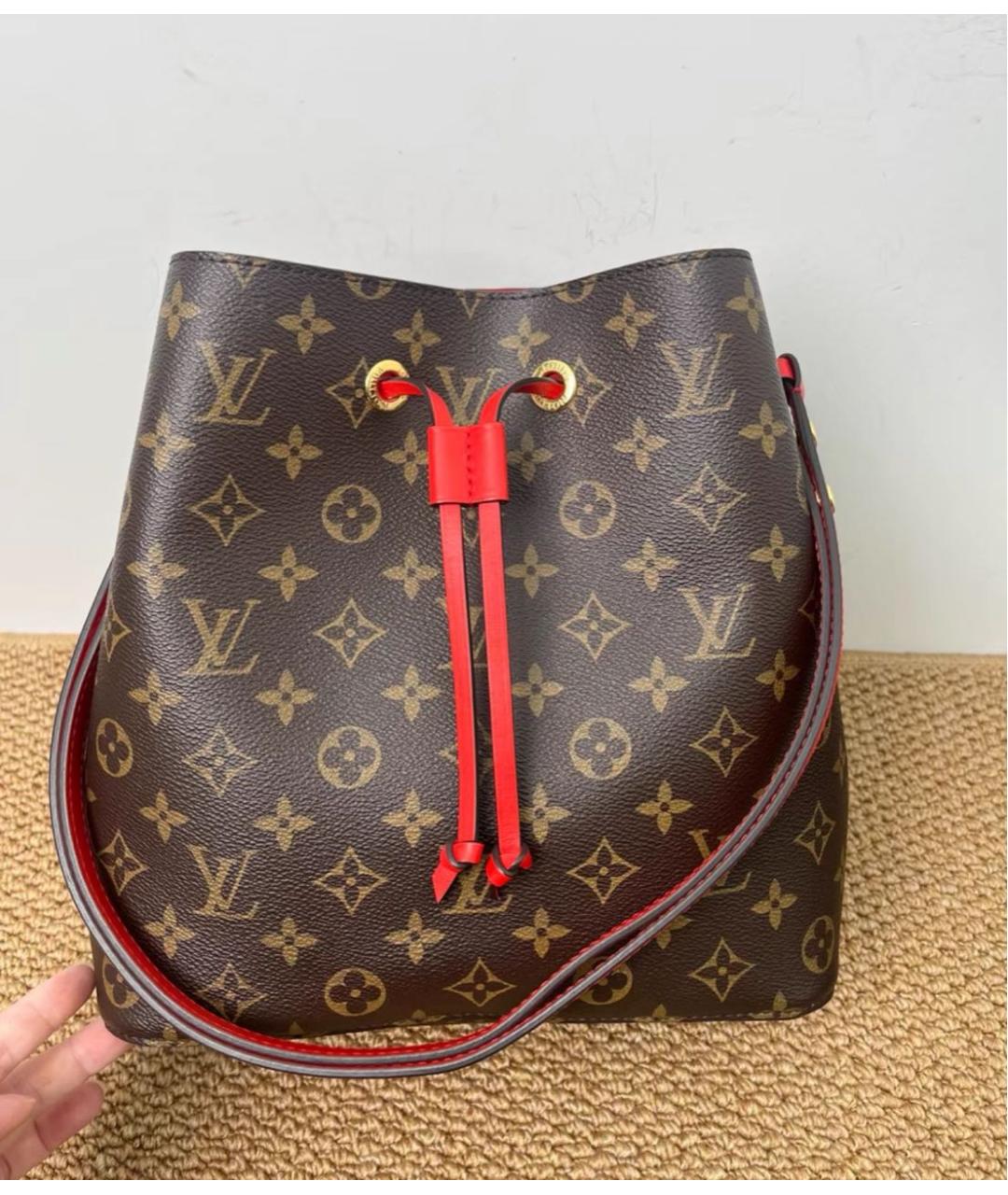 LOUIS VUITTON Коричневая сумка через плечо, фото 5