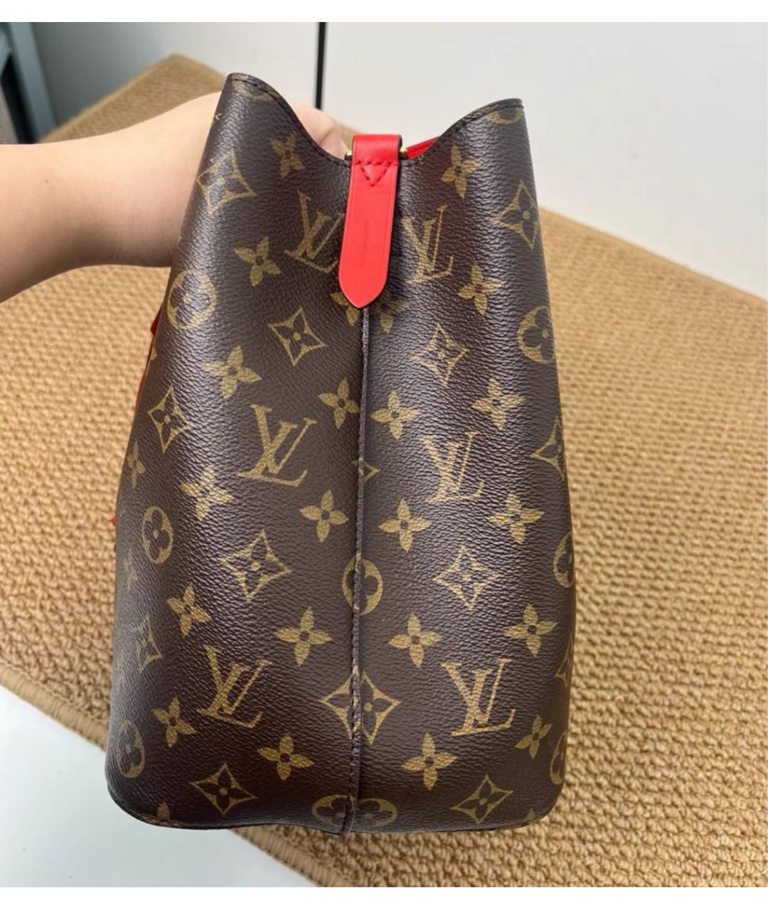 LOUIS VUITTON Коричневая сумка через плечо, фото 3