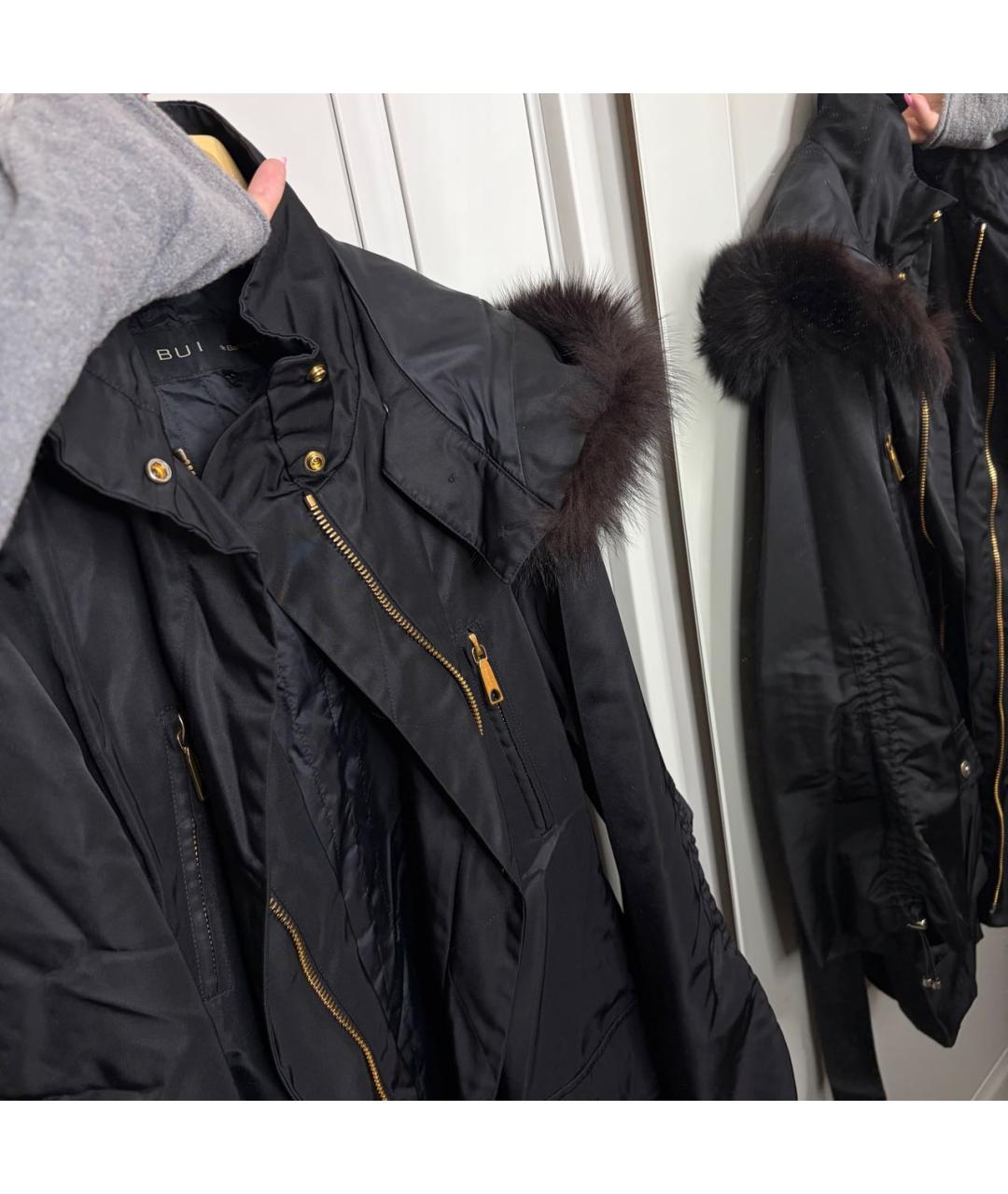 BARBARA BUI Черная полиамидовая куртка, фото 3