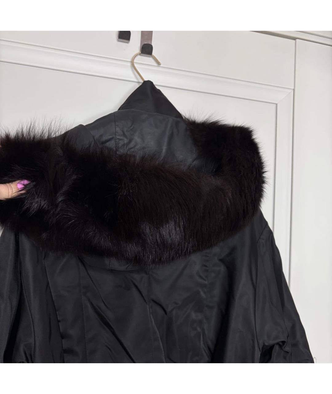 BARBARA BUI Черная полиамидовая куртка, фото 6