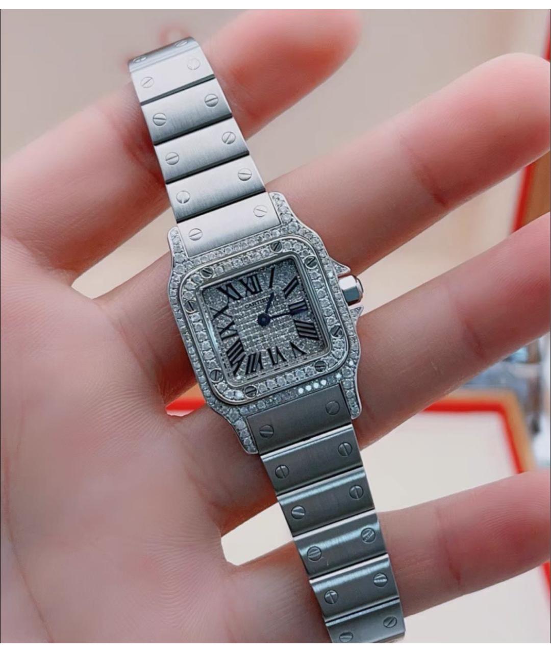 CARTIER Серебряные металлические часы, фото 4