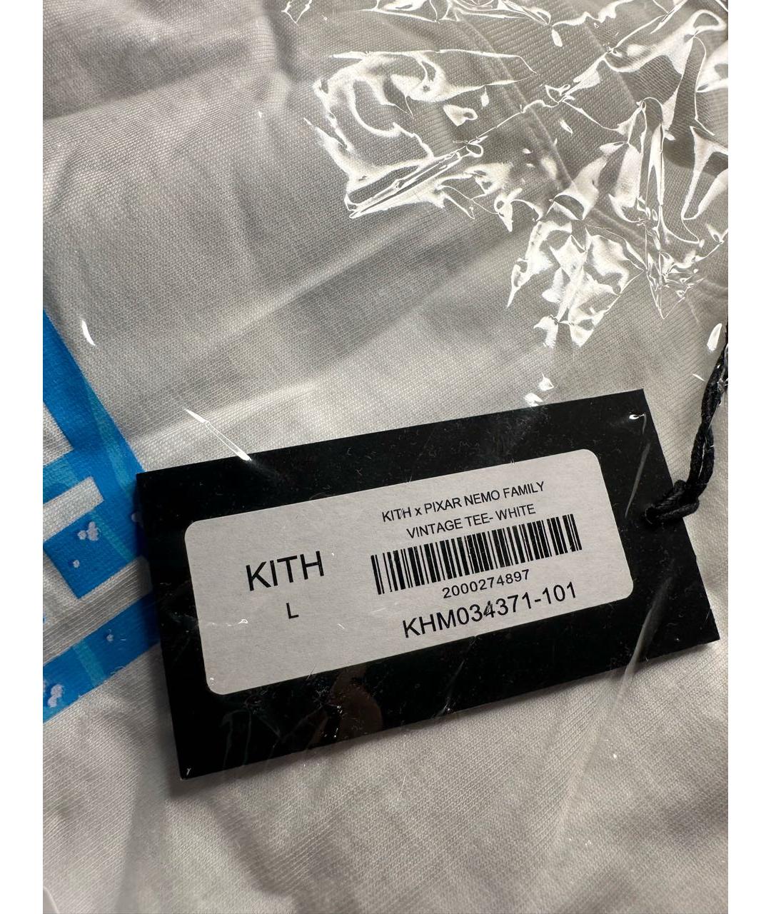 KITH Белая хлопковая футболка, фото 5