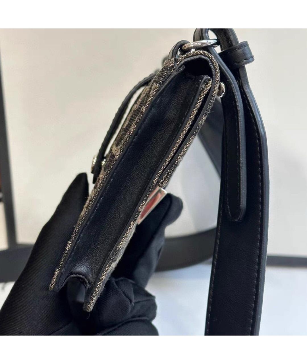 FENDI Коричневая сумка через плечо, фото 3