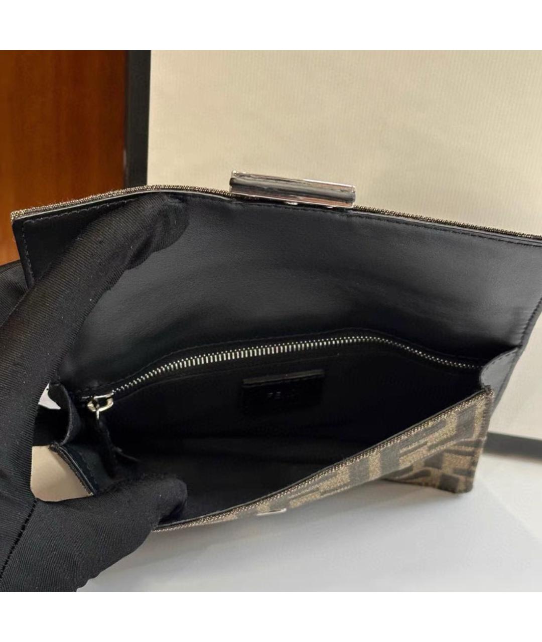 FENDI Коричневая сумка через плечо, фото 5