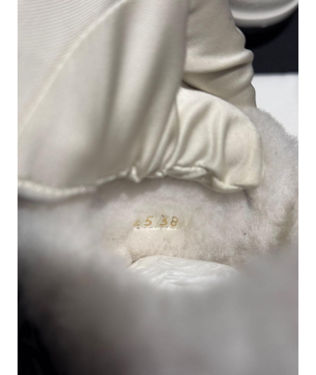 CHRISTIAN DIOR Бежевые текстильные кеды, фото 5