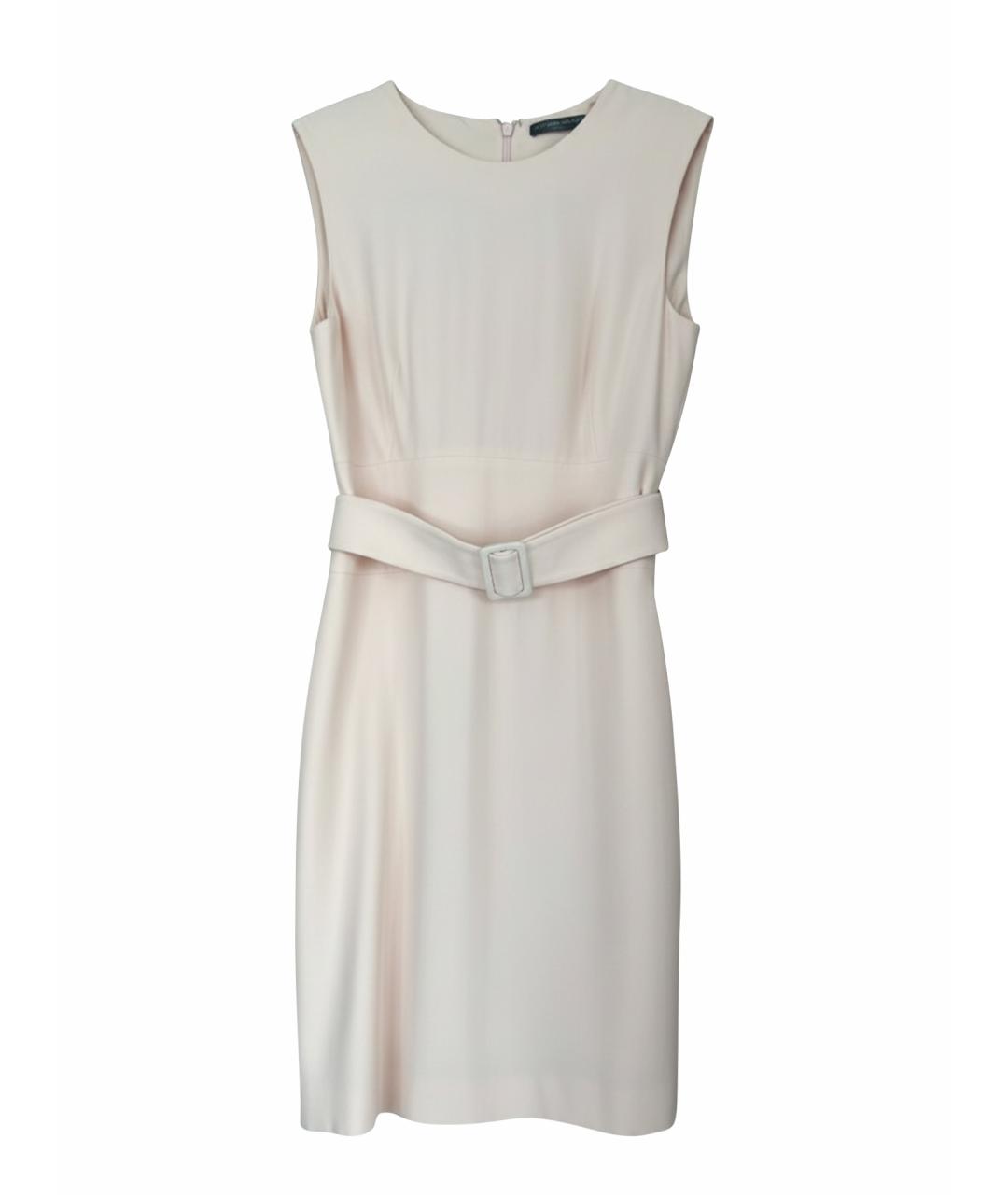 ALEXANDER MCQUEEN Розовое вискозное коктейльное платье, фото 1