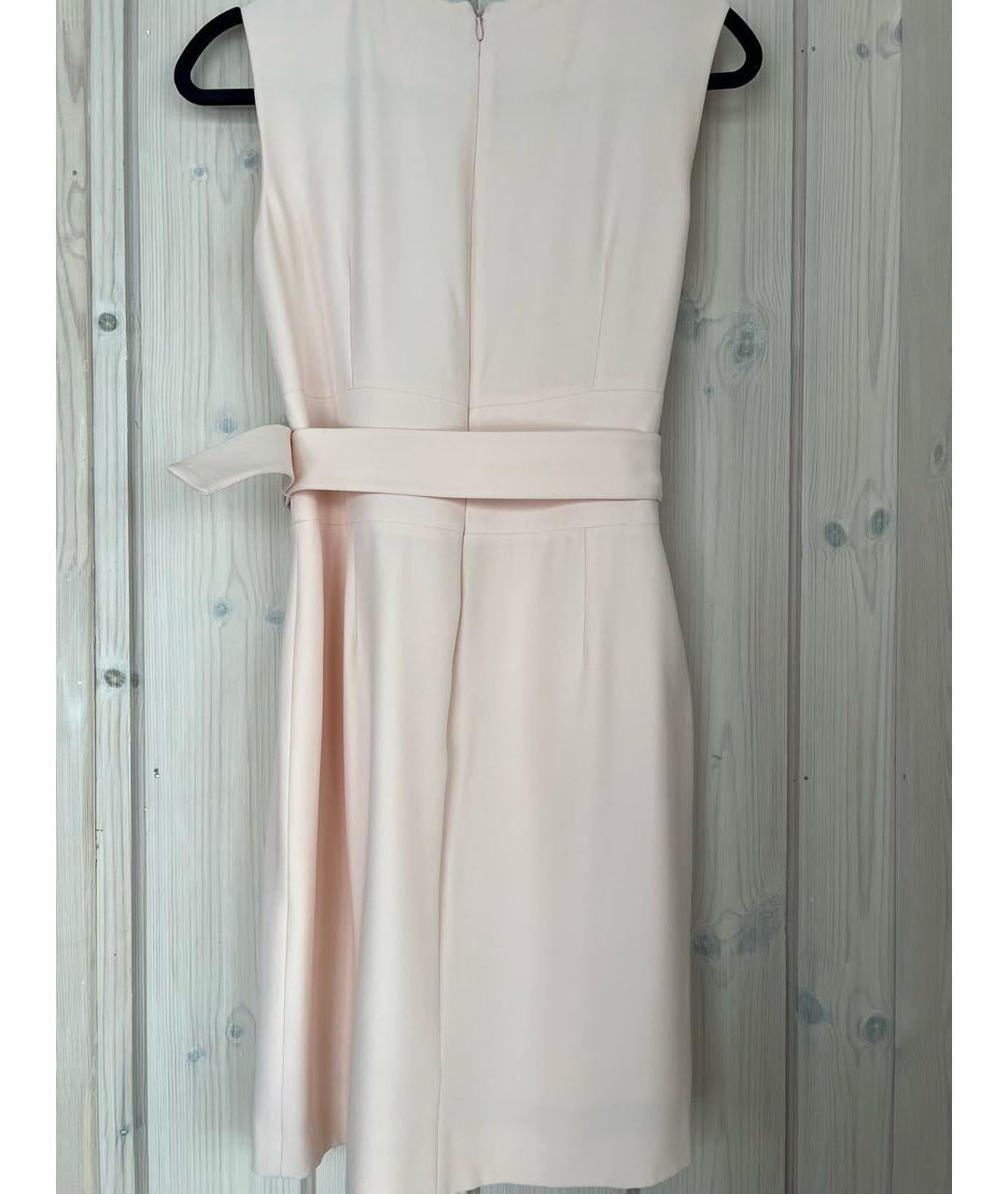 ALEXANDER MCQUEEN Розовое вискозное коктейльное платье, фото 2