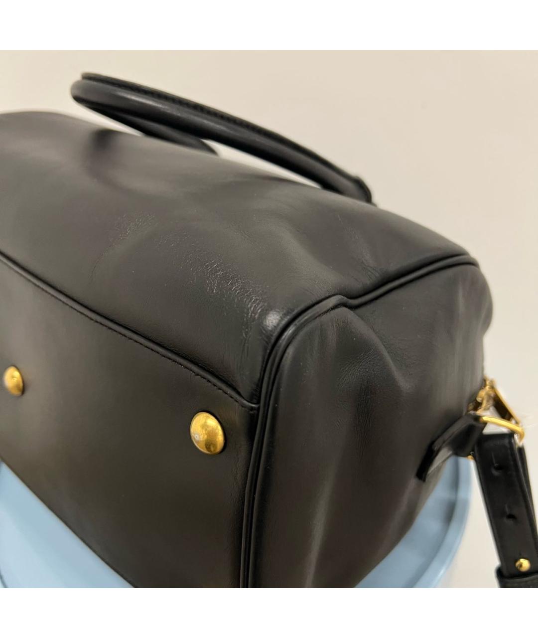 SAINT LAURENT Черная кожаная сумка на плечо, фото 8