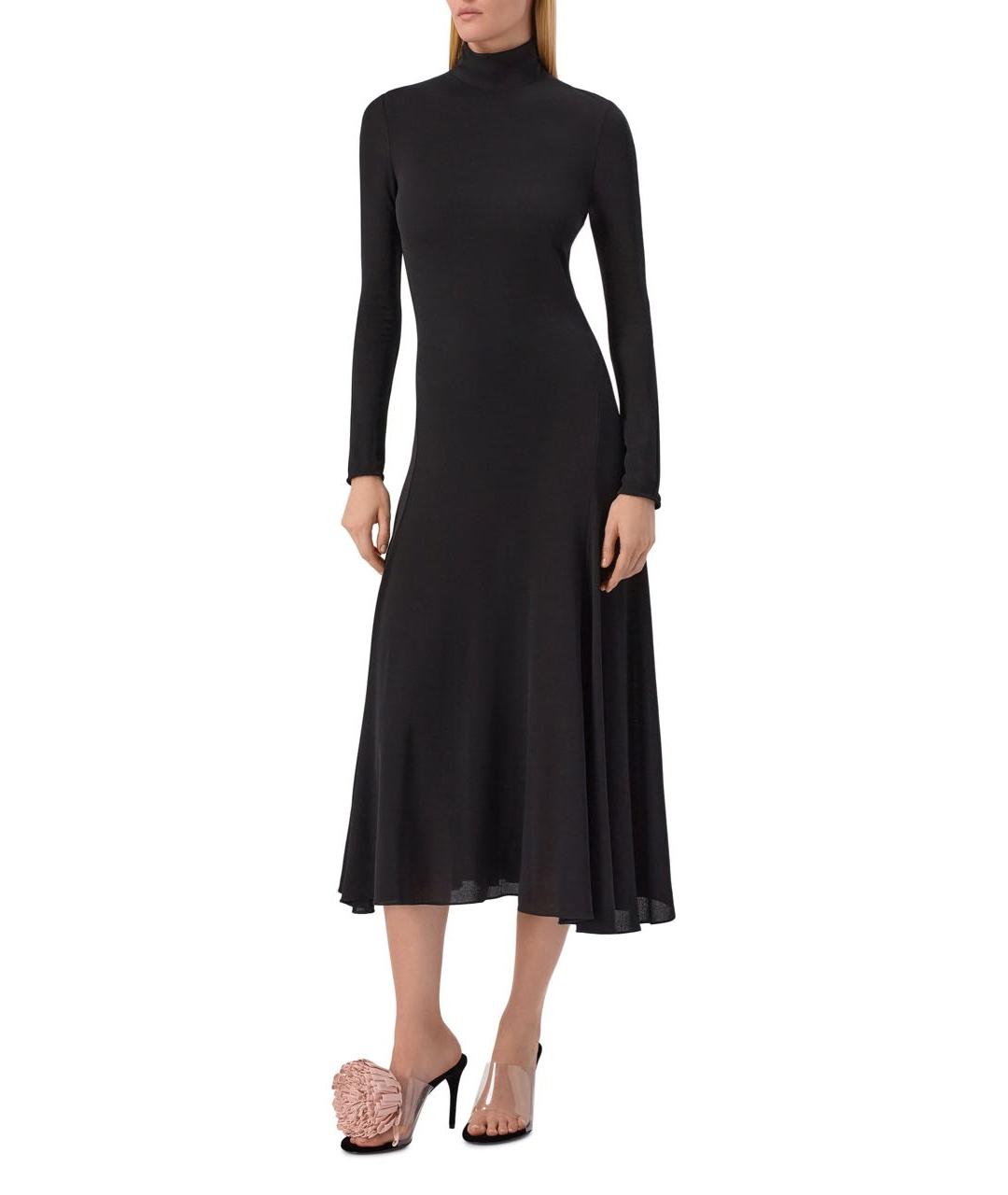 ALAIA Черное вискозное платье, фото 5