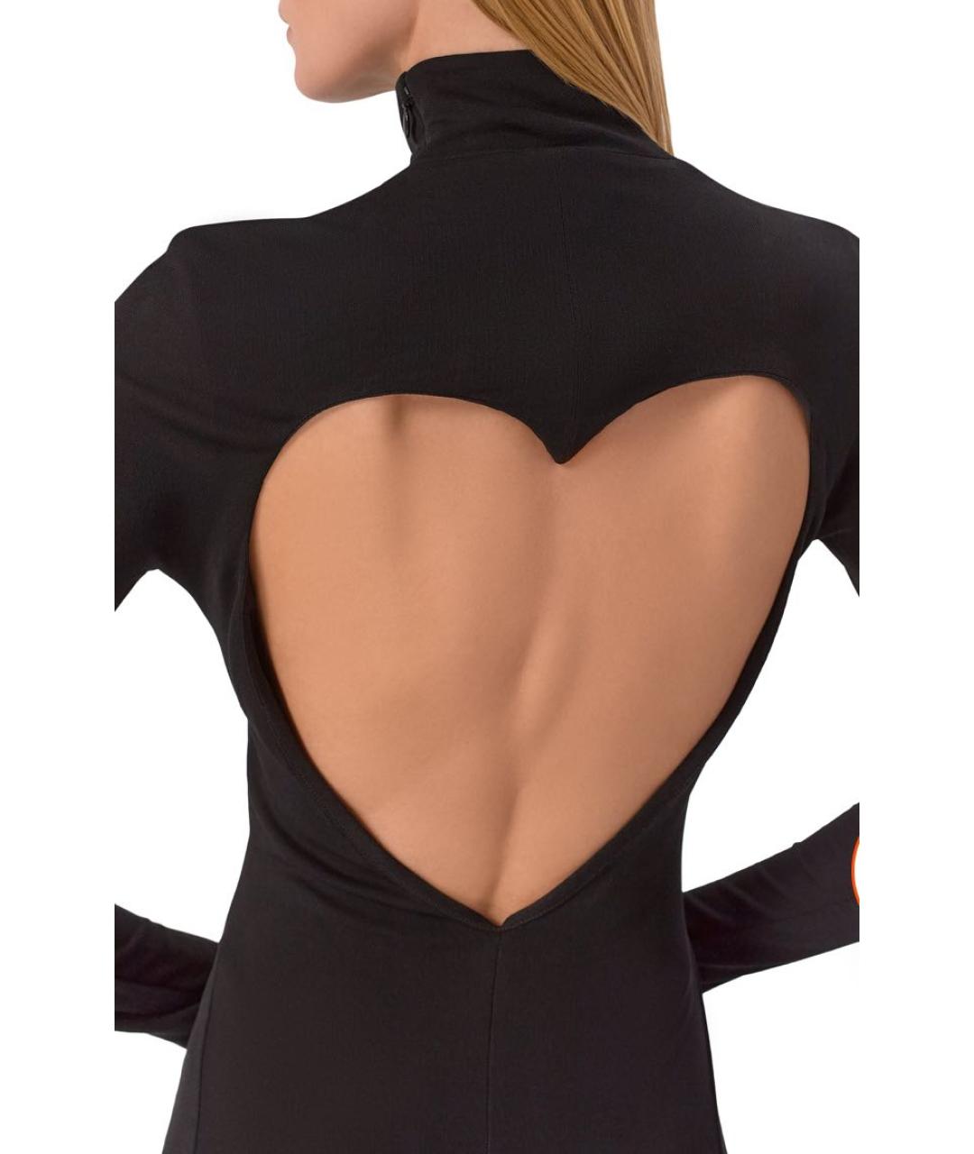 ALAIA Черное вискозное платье, фото 7