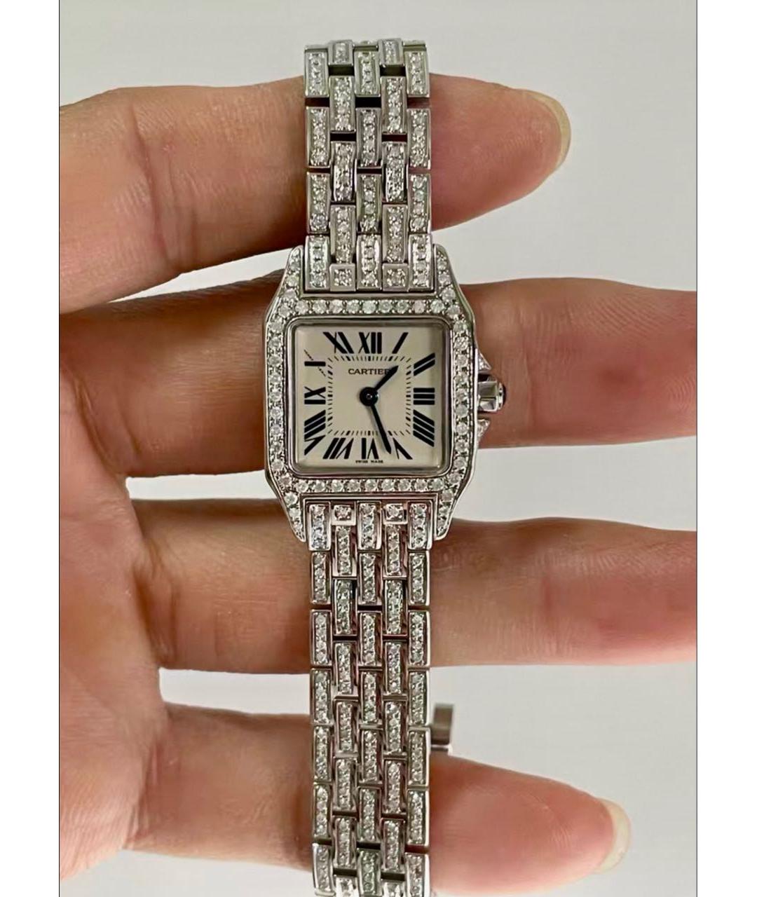 CARTIER Серебряные металлические часы, фото 4