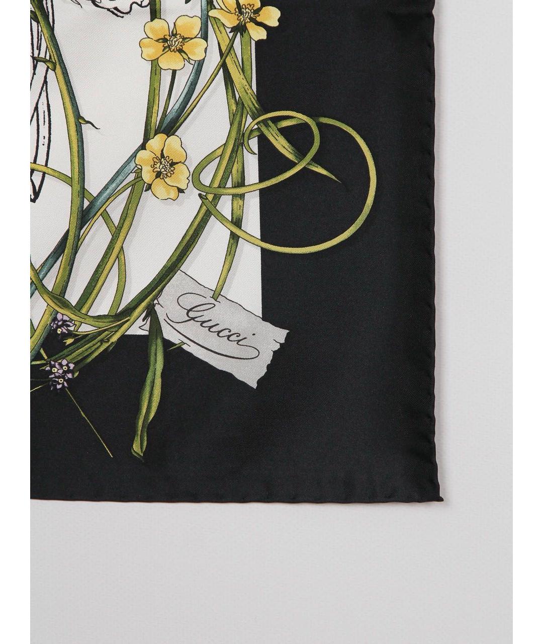 GUCCI Мульти шелковый платок, фото 2