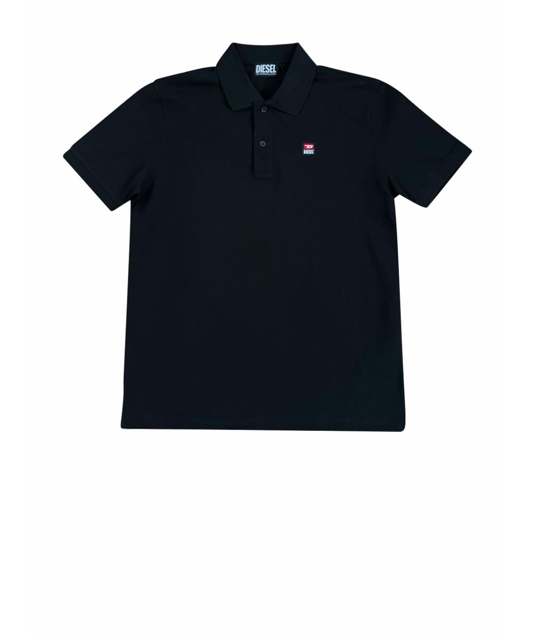 DIESEL Черная хлопковая футболка, фото 1