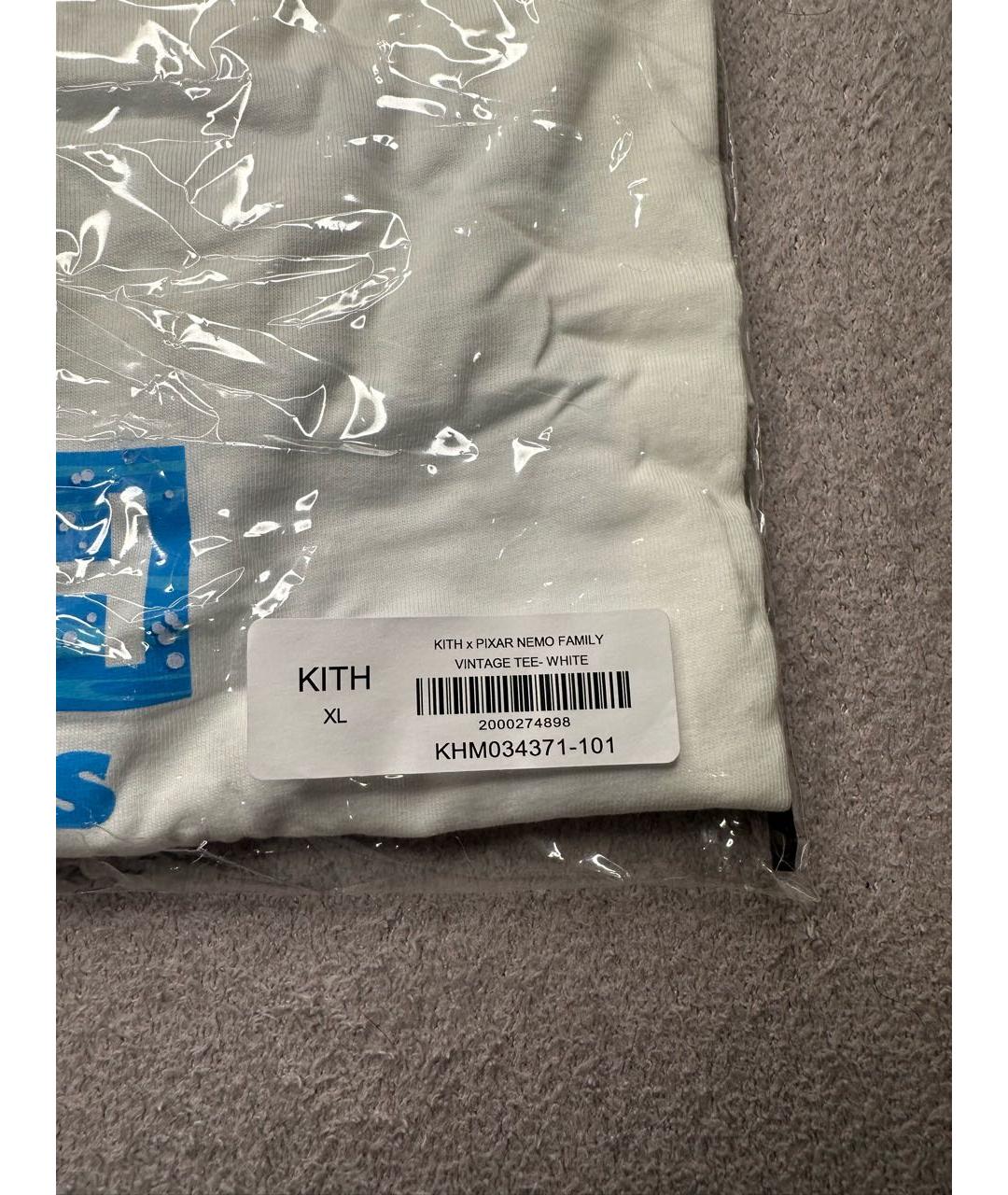 KITH Белая хлопковая футболка, фото 7