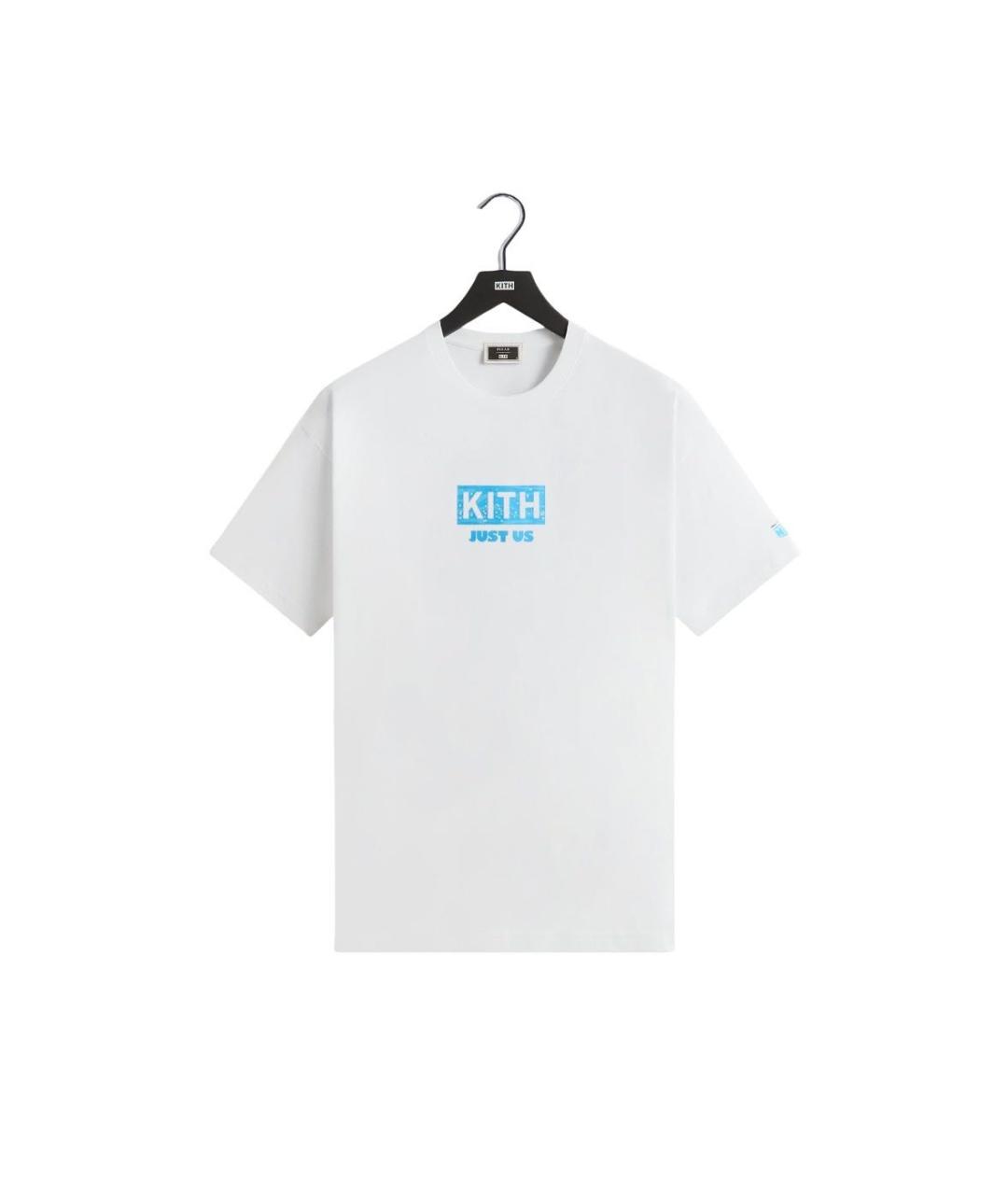 KITH Белая хлопковая футболка, фото 9