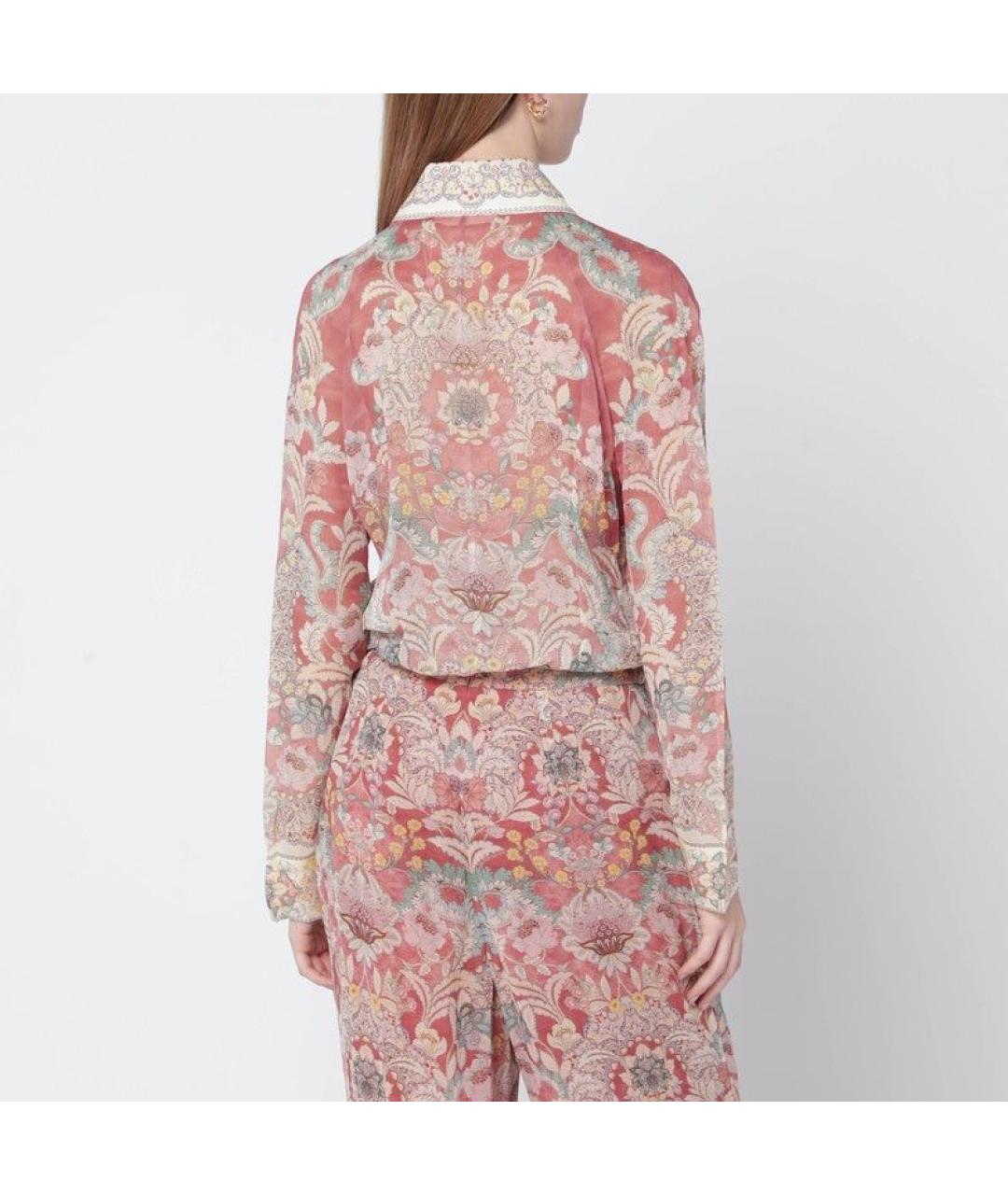 ZIMMERMANN Красная вискозная рубашка, фото 3