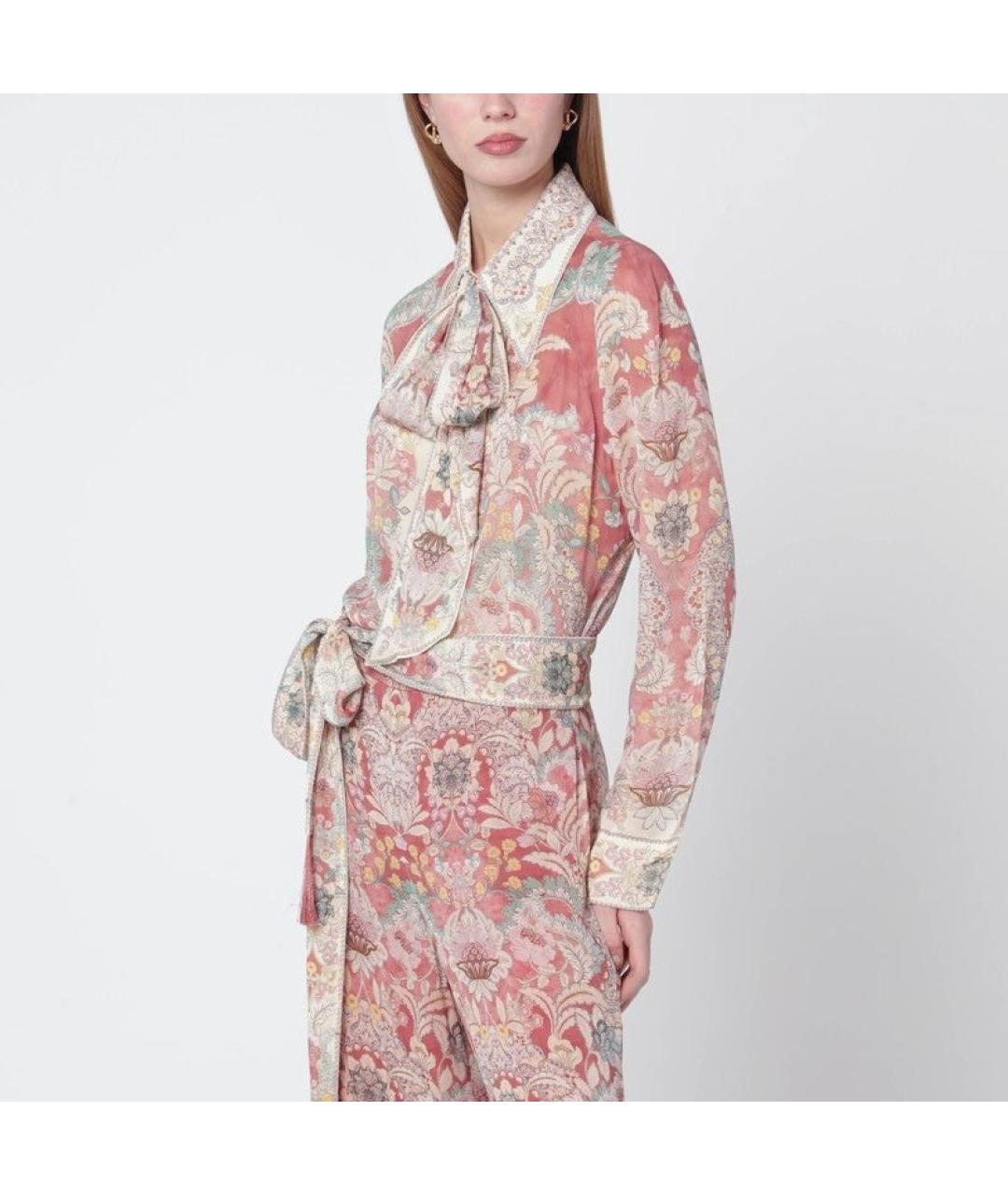 ZIMMERMANN Красная вискозная рубашка, фото 2