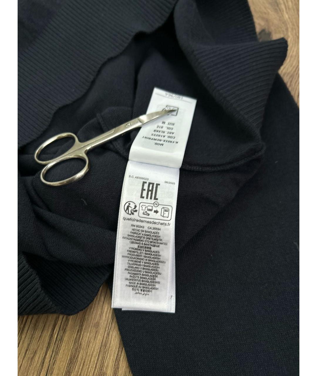 DIESEL Темно-синий шерстяной джемпер / свитер, фото 5