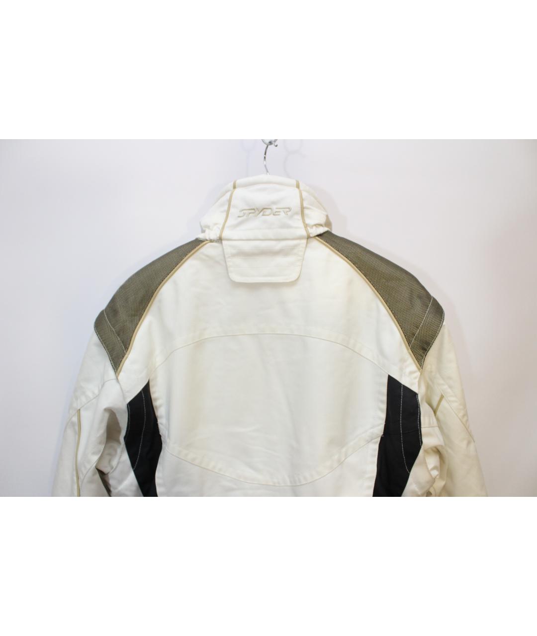SPYDER Белая полиэстеровая спортивная куртка, фото 5