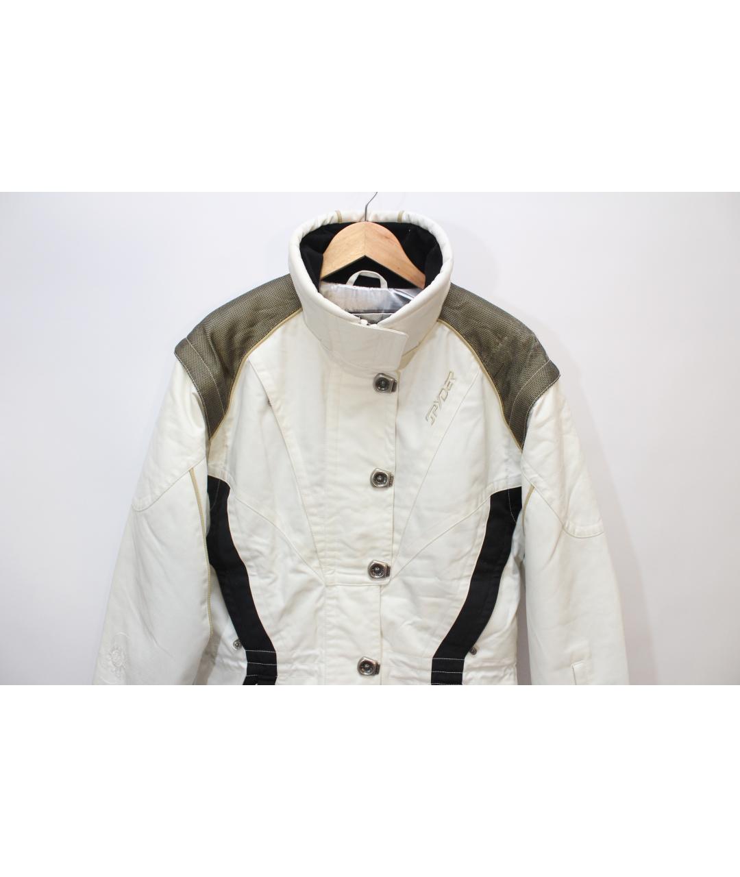 SPYDER Белая полиэстеровая спортивная куртка, фото 2