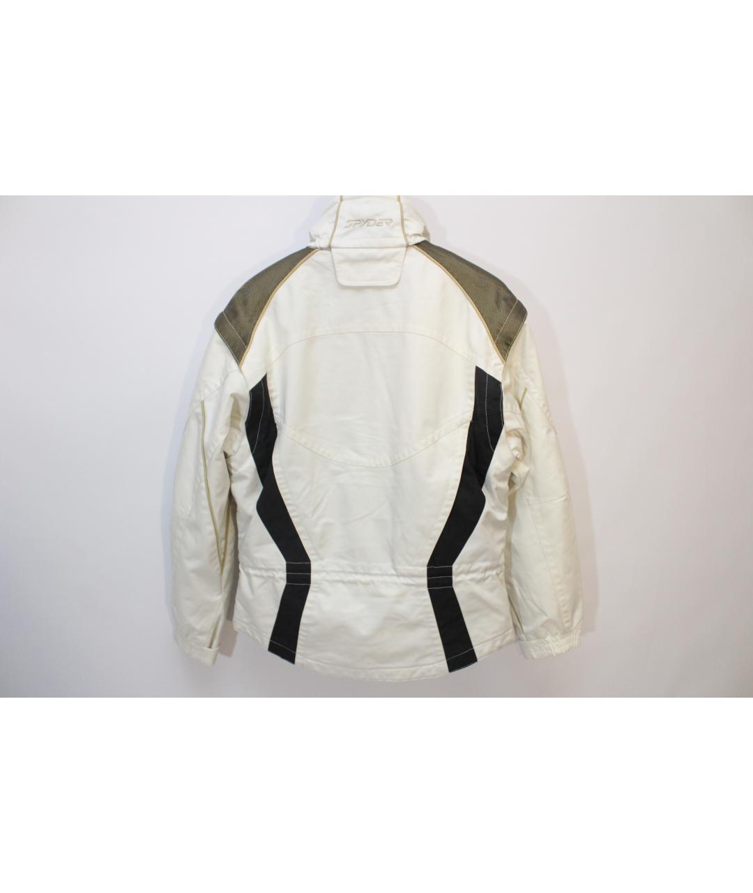 SPYDER Белая полиэстеровая спортивная куртка, фото 4