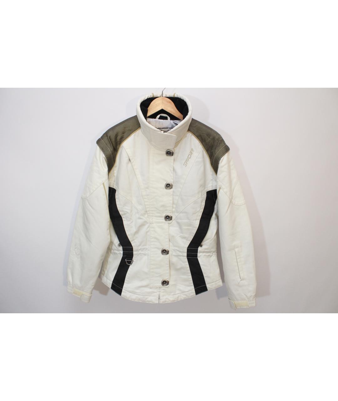 SPYDER Белая полиэстеровая спортивная куртка, фото 10