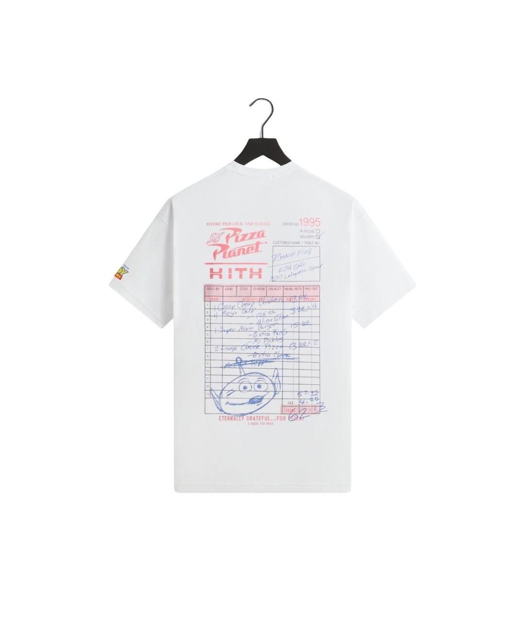 KITH Белая хлопковая футболка, фото 2