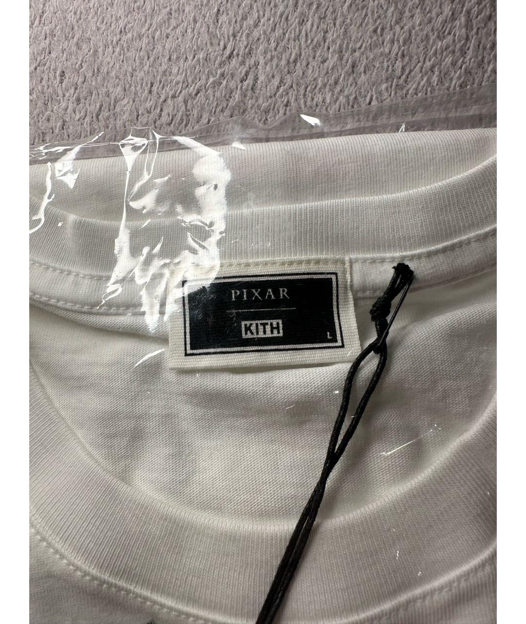 KITH Белая хлопковая футболка, фото 6