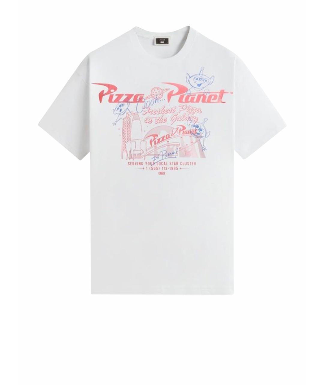 KITH Белая хлопковая футболка, фото 1