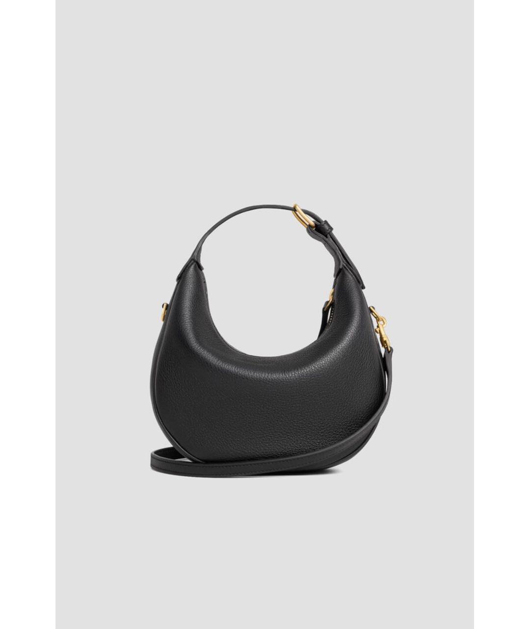 CELINE Черная кожаная сумка с короткими ручками, фото 3