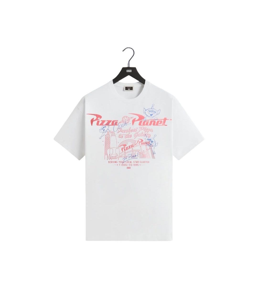 KITH Белая хлопковая футболка, фото 7