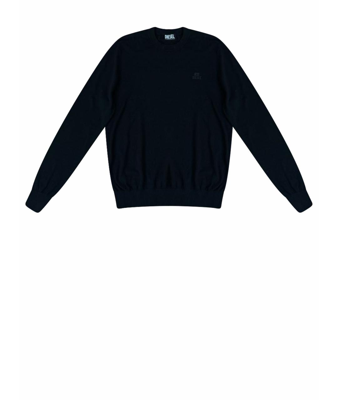 DIESEL Черный шерстяной джемпер / свитер, фото 1