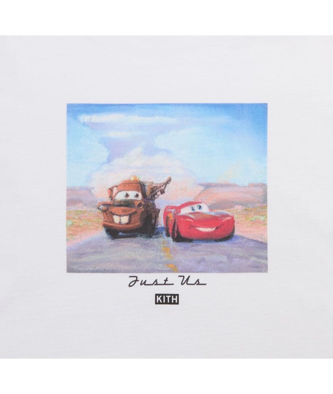 KITH Белая хлопковая футболка, фото 2