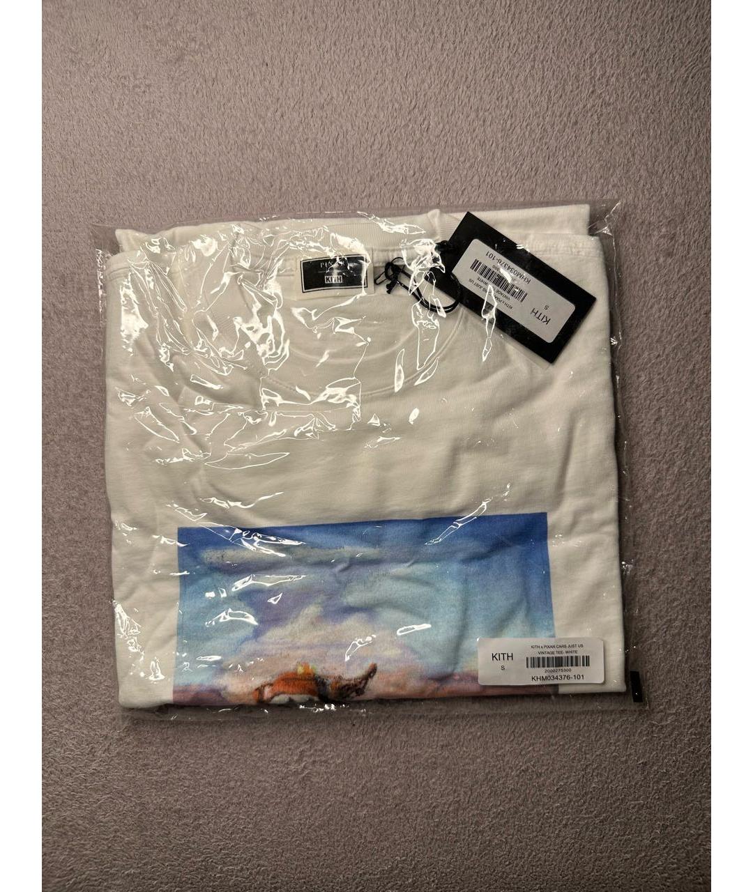 KITH Белая хлопковая футболка, фото 3