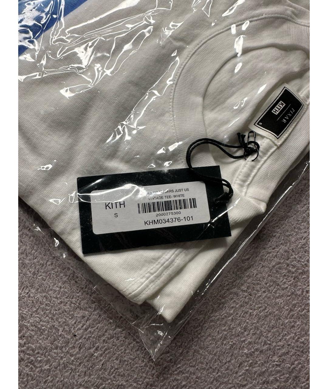 KITH Белая хлопковая футболка, фото 5