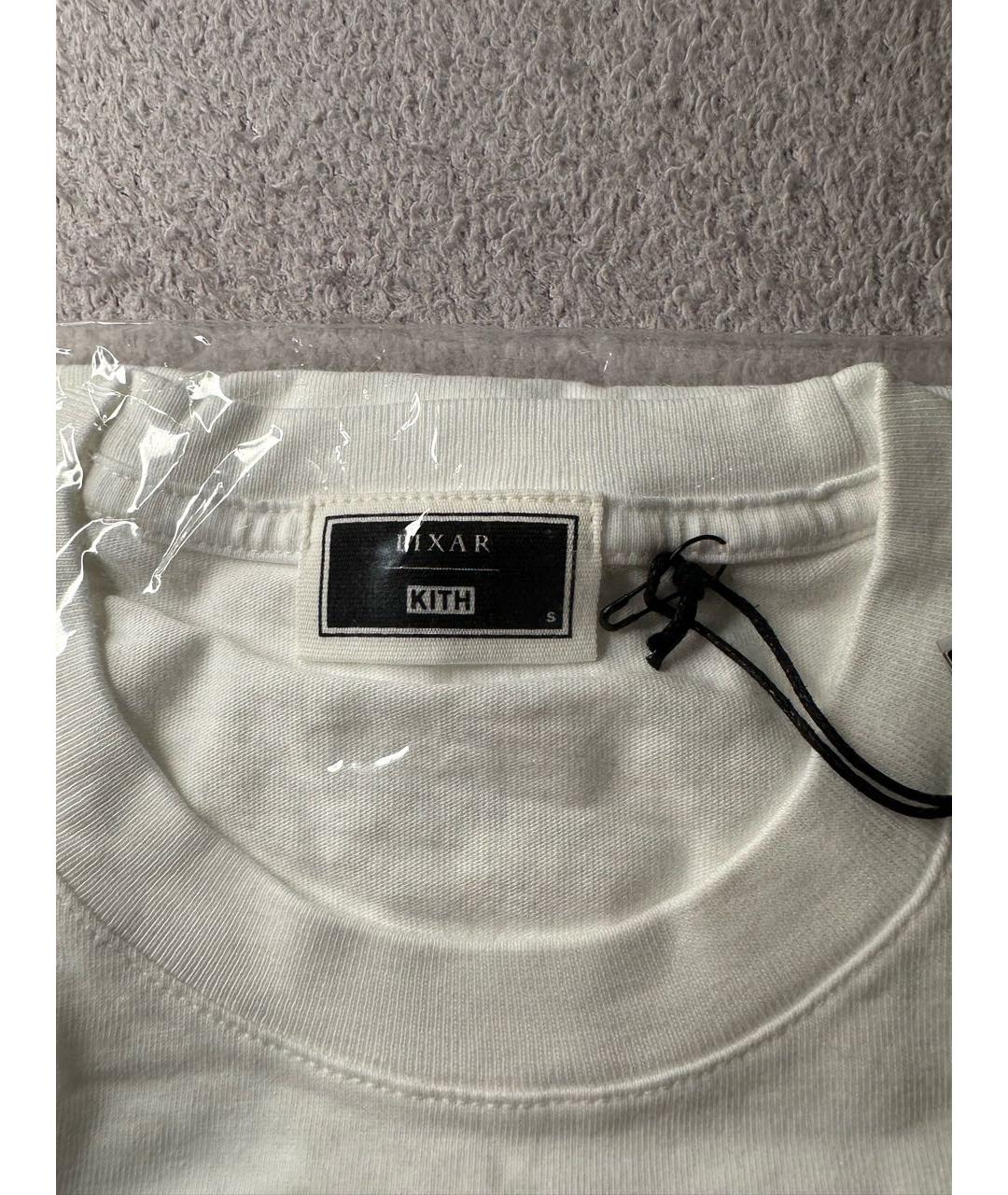 KITH Белая хлопковая футболка, фото 6