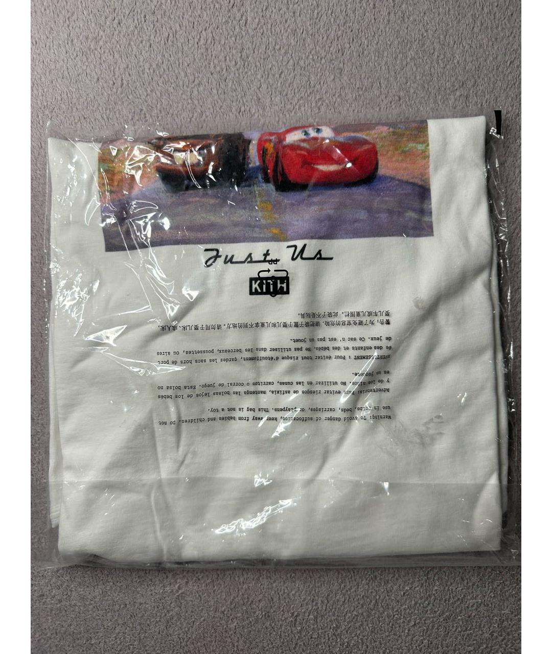 KITH Белая хлопковая футболка, фото 7