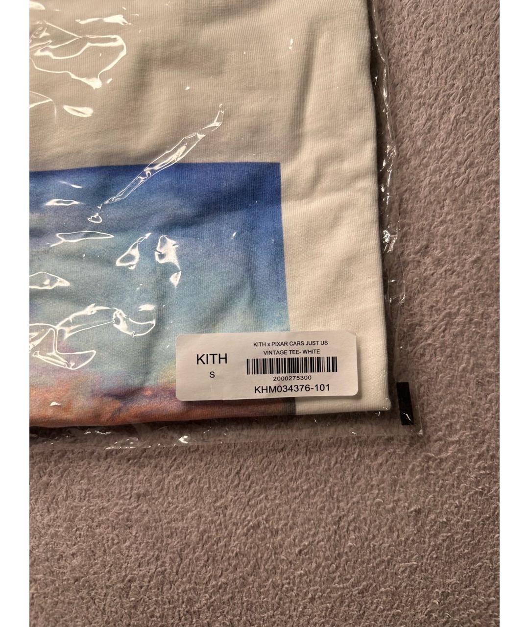 KITH Белая хлопковая футболка, фото 4